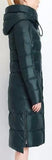 Hooded Thick Puffer Down Coat in Green - DESIGNER INSPIRED FASHIONS