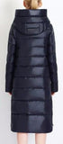 Hooded Thick Puffer Down Coat in Dark Blue - DESIGNER INSPIRED FASHIONS