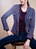 Multi Colored Tweed Jacket - DESIGNER INSPIRED FASHIONS