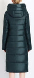 Hooded Thick Puffer Down Coat in Green - DESIGNER INSPIRED FASHIONS