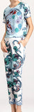 Printed Tee and Cropped Pant Set