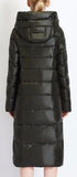 Hooded Thick Puffer Down Coat in Dark Army Green - DESIGNER INSPIRED FASHIONS
