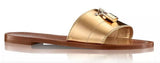 'Lock it' Mule - Gold, Red, Black