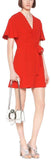 Faille Cady Dress, Red