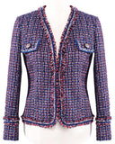 Multi Colored Tweed Jacket - DESIGNER INSPIRED FASHIONS