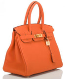Birkin Orange H Togo 30cm Gold Hardware | DESIGNER INSPIRED FASHIONS
