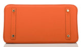 Birkin Orange H Togo 30cm Gold Hardware