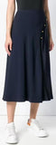 Button-Detailed Midi Skirt