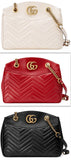 GG Marmont 2.0 Medium Quilted Shoulder Bag - (White, Red, Black) - DESIGNER INSPIRED FASHIONS
