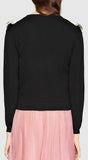 'Trompe L'oeil' Sequin Knit Sweater - DESIGNER INSPIRED FASHIONS