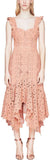 Macrame Ruffle Bustier Dress