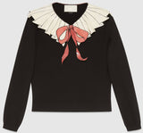 'Trompe L'oeil' Sequin Knit Sweater - DESIGNER INSPIRED FASHIONS