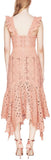 Macrame Ruffle Bustier Dress