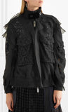 Lace Ruffle Bomber Jacket | DESIGNER INSPIRED FASHIONS
