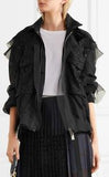 Lace Ruffle Bomber Jacket | DESIGNER INSPIRED FASHIONS