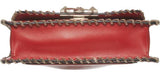 Demilune Small Leather Shoulder Bag - Black, Red, Pale Pink