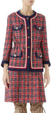 Cinch Waist Tweed Jacket