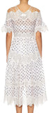 'Empire Papier' Polka Dot Cotton Dress - DESIGNER INSPIRED FASHIONS