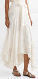 Hanky Lace-Trimmed Swiss-Dot Skirt | DESIGNER INSPIRED FASHIONS