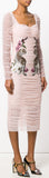Tulle Draped Dress