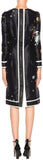 Space Printed Silk Dress