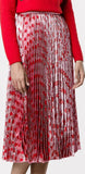Heart Lurex Pliss̩ Skirt