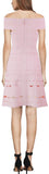 Cut-Out Scalloped Off-the-Shoulder Bandage Dress