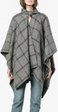 Windowpane Check Poncho