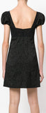 Black Corseted Wrap Dress