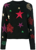 Sweater with Star Motif