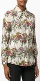 Animal Hand-Held Bouquet Printed Shirt