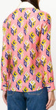 GG Wallpaper Blouse, Pink