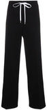 Striped Sports Jacket and Pant Set with Logo
