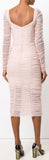 Tulle Draped Dress