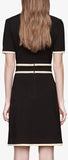 Tiger-Head Crepe Dress