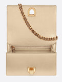 Light Gold Studded Small Diorama Bag