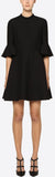 Crepe Couture Dress, Black