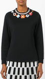 Floral Embroidered Sweater