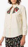'Trompe l'oeil' Bow Shirt