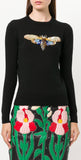 Moth Embroidered Sweater