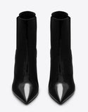 'Opyum' Booties in Black Patent Leather | DESIGNER INSPIRED FASHIONS
