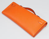 Orange Epsom Leather Kelly Cut Bag