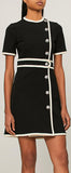 Tiger-Head Crepe Dress