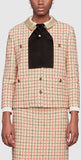 Bouclé Jacket with Bow