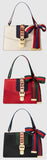 Sylvie Leather Shoulder Bag - (Black, White, Green, Red) - DESIGNER INSPIRED FASHIONS