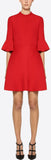 Crepe Couture Dress, Red