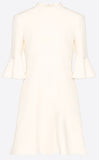 Crepe Couture Dress, White