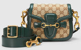 Lady Web GG Canvas Shoulder Bag - Green - DESIGNER INSPIRED FASHIONS