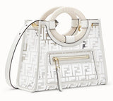 Runaway Pu Shopper, Small, White