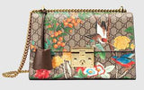 Printed Padlock Shoulder Bag - DESIGNER INSPIRED FASHIONS